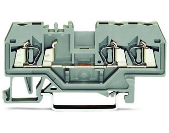 Wago 3-проводная проходная клемма 2,5 мм², черные 280-671