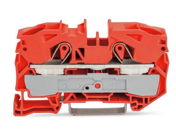 Wago 2-проводная проходная клемма 16 мм², оранжевые 2016-1202