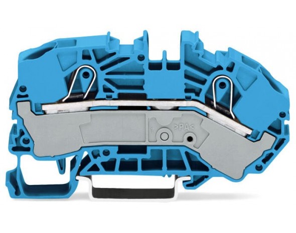 Wago 2-пров. пит. клемма для распред. кор 16 мм², синие 2016-7604