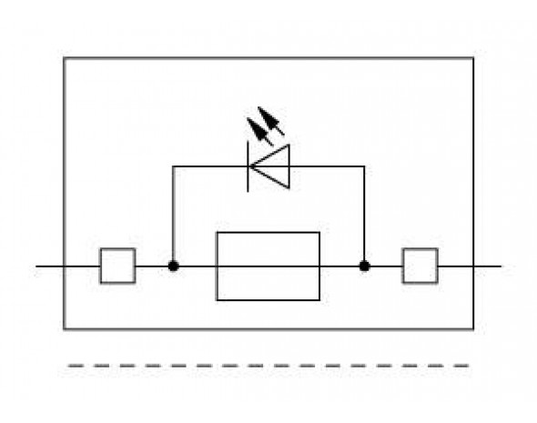 Wago 2-проводная клемма с предохранителем с поворотным патроном предохранителя С помощью дополнительных перемычек 2002-1911/1000-867