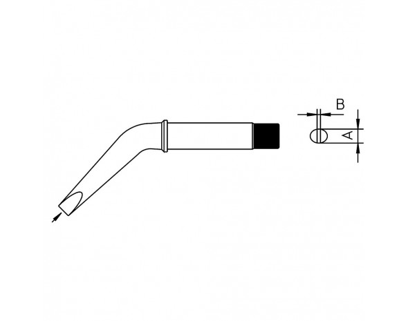 Жало паяльника Weller CT2FX7 10.0MM