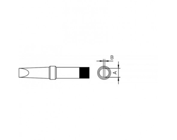 Паяльное жало Weller PT D8 (10 штук) в форме резца, 425°C, 4,6 мм