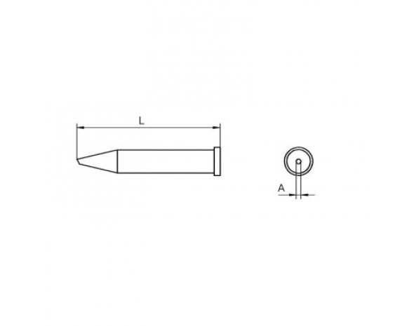 Паяльное жало Weller XT F (10 штук)