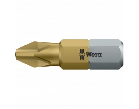 Бит Phillips 25 мм (с покрытием нитрит титана) WERA PH1*25TIN