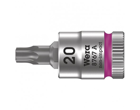 8767 A TORX Zyklop Головка торцевая со вставкой, DR 1/4", TX 20 x 28 мм WERA 003391