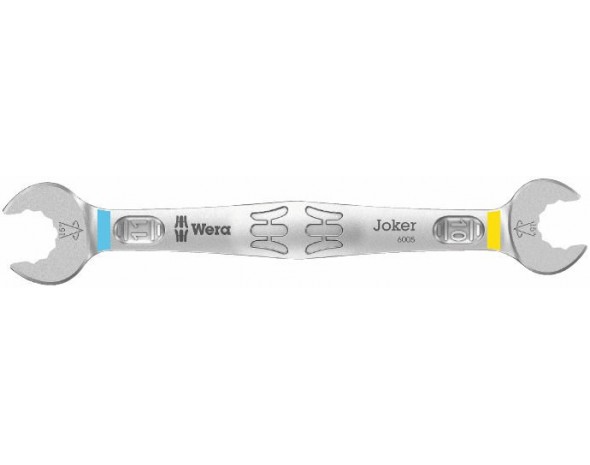 Ключ гаечный рожковый двусторонний, 10 x 11 x 137 мм Wera 6005 Joker