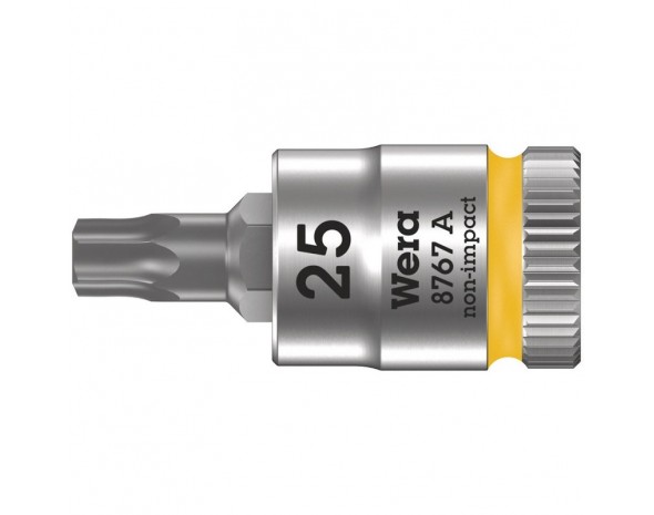 8767 A TORX Zyklop Головка торцевая со вставкой, DR 1/4", TX 25 x 28 мм WERA 003392