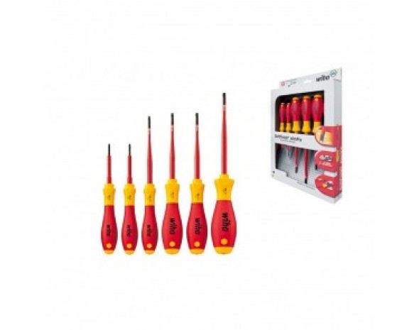 Набор отверток SoftFinish electric SlimFix TORX (6 предметов), VDE и GS, серия 3251K6 Wiha 36558